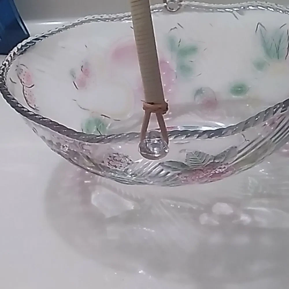 Bountiful Color Glass Basket